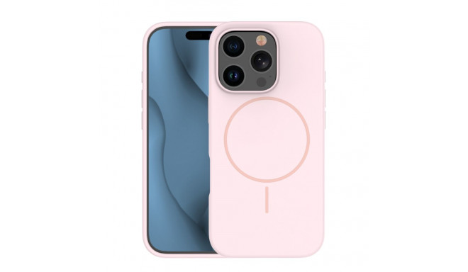 Fusion silikoonist Thin Magsafe ümbris iPhone 16-le roosa