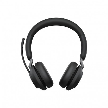JABRA Evolve2 65 UC stereo on-ear Bluetooth juhtmevaba USB-A mürasummutav must laadimisalusega peako