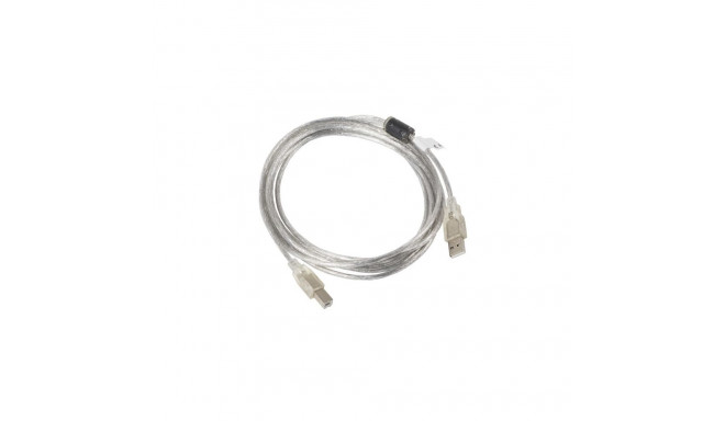 USB Cable - Lanberg CA-USBA-12CC-0030-TR USB 2.0 3m Translucent