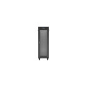 RACK CABINET 19" FREE-STANDING 37U/600X600 (FLAT PACK) WITH MESH DOOR LCD BLACK LANBERG