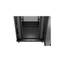 RACK CABINET 19" FREE-STANDING 47U/800X800 (FLAT PACK) WITH MESH DOOR LCD BLACK LANBERG