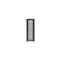 RACK CABINET 19" FREE-STANDING 47U/800X800 (FLAT PACK) WITH MESH DOOR LCD BLACK LANBERG