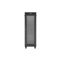 RACK CABINET 19" FREE-STANDING 37U/600X600 (FLAT PACK) WITH MESH DOOR LCD BLACK LANBERG