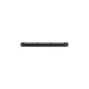 PATCH PANEL 24 PORT 1U 19" CAT.6A UTP WITH CABLE ORGANIZER BLACK LANBERG