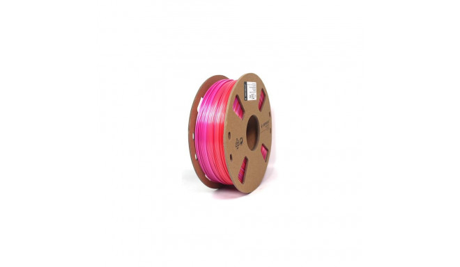 Gembird Filament, PLA Silk Rainbow, red/purple, 1.75 mm, 1 kg