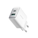 Joyroom JR-TCF15 tīkla lādētājs USB-C | USB-A 30W - balts