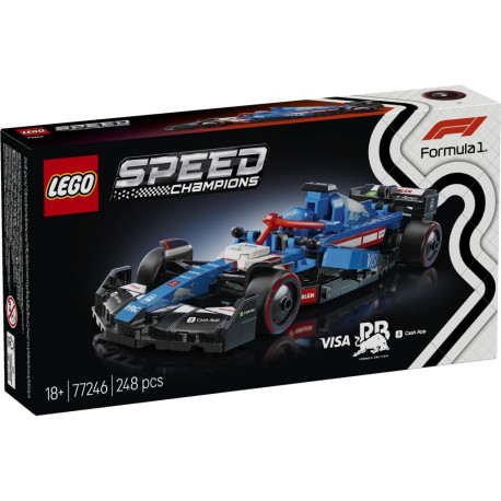 LEGO Speed Champions Visa Cash APP RB VCARB 01 F1 võidusõiduauto
