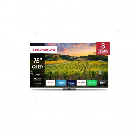Thomson Q70 Series 75" QLED Google TV filigraanse raamidisainiga 190.5 cm (75") 4K Ultra HD nutitele