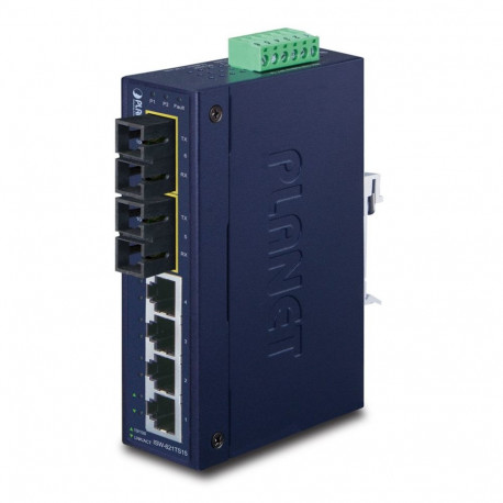 Planet võrgulüliti ISW-621TS15 mittehallatav L2 Fast Ethernet (10/100), sinine