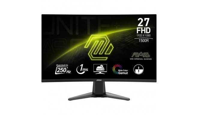 MSI MAG 27C6X arvutimonitor 68,6 cm (27") 1920 x 1080 pikslit Full HD LCD must
