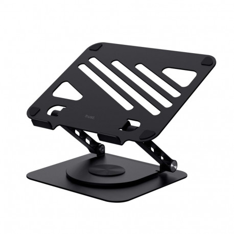 Trust Zeff Metal must sülearvuti alus 40,6 cm (16-tolline), must