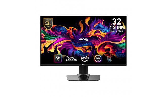 MSI MAG 321UP QD-OLED 31,5-tolline QD-OLED UHD 165Hz 0,03ms 2xHDMI DP USB 2.0 Type-C must