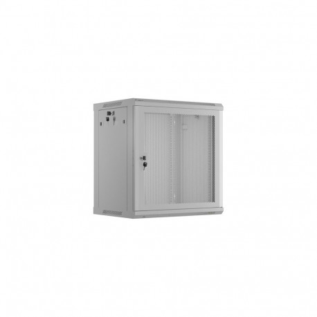 Räkk-kapp 19 12U 600x450 perforeeritud uks, hall