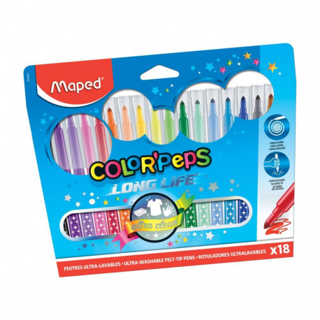 Viltpliiatsid MAPED ColorPeps Monster 12 värvi