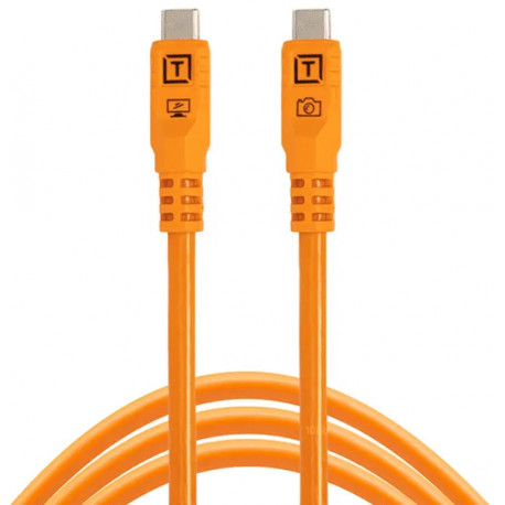 Tether Tools kaabel USB-C - USB-C TetherPro Optima 10G 3m, oranž (CUC10G2-ORG)