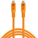 Tether Tools cable USB-C - USB-C TetherPro Optima 10G 3m, orange