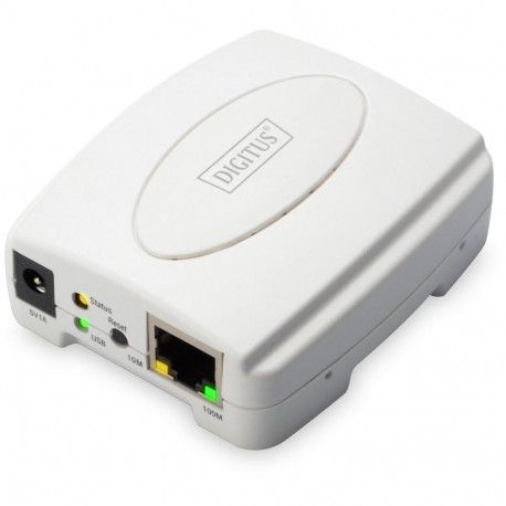 "Digitus DN-13003-2 USB 2.0 Fast Ethernet Print Server"