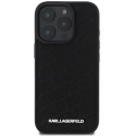 Karl Lagerfeld case PU Quilted Pattern Apple iPhone 16 Pro, black