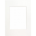 Focus passerpartout 40x50, white