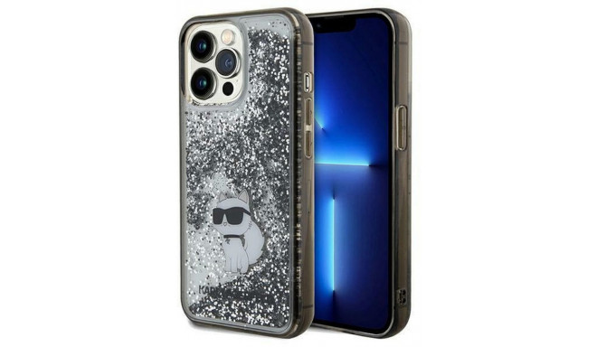 Karl Lagerfeld защитный чехол Liquid Glitter Choupette Apple iPhone 13 Pro