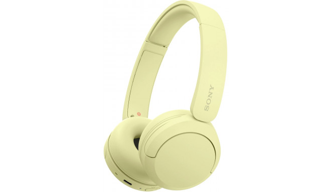 Sony juhtmevabad kõrvaklapid WH-CH520, kollane