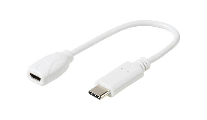 Vivanco adapter USB-C - microUSB (37558) (avatud pakend)