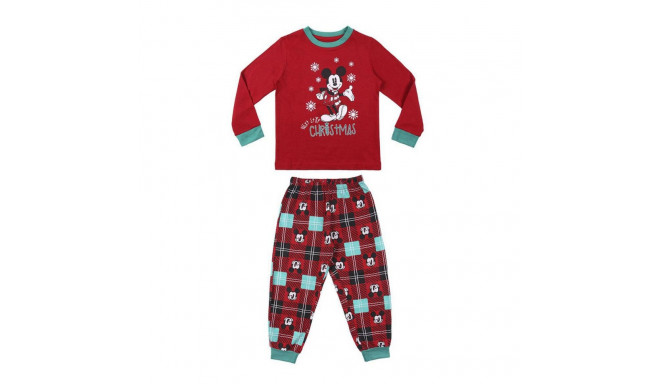 Pidžaama Laste Mickey Mouse Punane