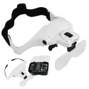DA351 Okulary lupa nagłowna 2xled