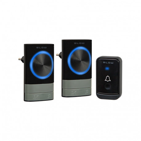 17-107# juhtmevaba uksekell ap-12 kaks vastuvõtjat