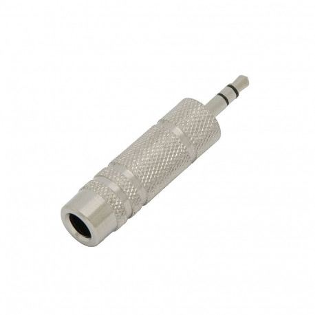 5131# jack-adapter 3,5 pistik–6,3 pesa, metallist, stereo (20 tk)