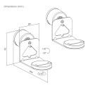Uchwyt ścienny na głośnik Sonos Maclean, Sonos Era 100 & 300, MC-495