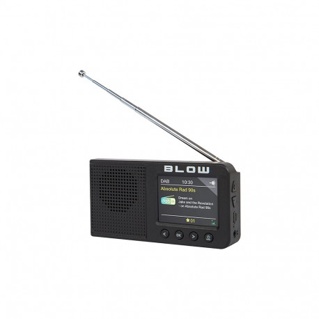 Blow RK3 BT must köögiraadio FM/DAB+