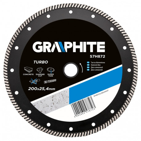 diameeterketas 200 x 25.4 mm, turbo üliõhuke