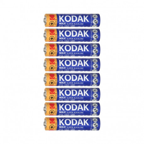 Patareid Kodak MAX Alkaline AAA LR03, 4+4 tk.