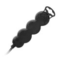 3-kordne pikendusjuhe 2P+Z (Schuko), 5m H05VV-F 3x1,5mm2, Imax=16A, lame pistik, must
