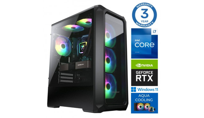 INTOP AQUA i7-14700F 16GB DDR5 500SSD M.2 NVME+2TB RTX3060 12GB WIN11