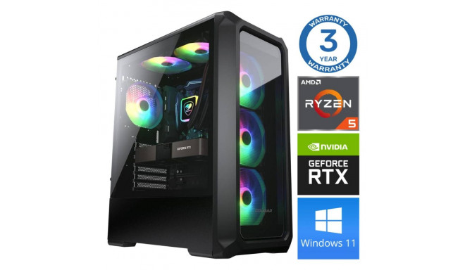 INTOP Ryzen 5 5600X 16GB 250SSD M.2 NVME+2TB RTX4060 8GB WIN11