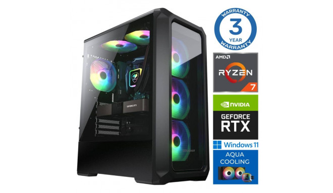 INTOP AQUA Ryzen 7 7700X 32GB DDR5 500SSD M.2 NVME RTX4060Ti 8GB WIN11Pro