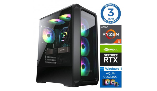 INTOP AQUA Ryzen 5 7600X 16GB DDR5 2TB SSD M.2 NVME RTX3060 12GB WIN11