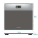 Salter 9206 SVSV3R Digital Bathroom Scales Glass - Silver