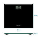 Salter 9207 BK3R Compact Glass Electronic Bathroom Scale - Black