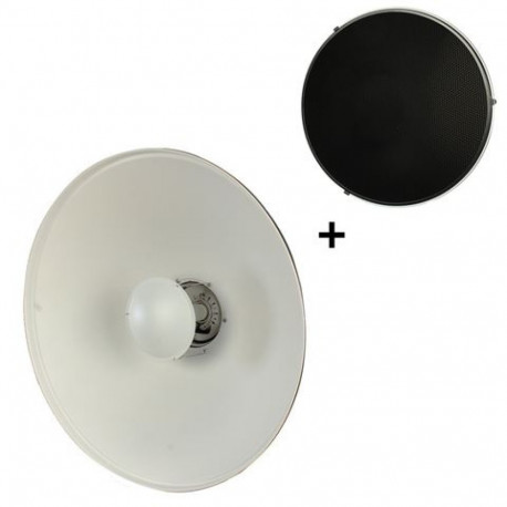 StudioKing Beauty Dish White SK-BD550W 55 cm for Falcon Eyes