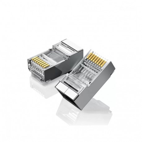 Võrgupistik RJ45 (8P8C) CAT6 STP täis- ja kihtkaablile (10 tk)