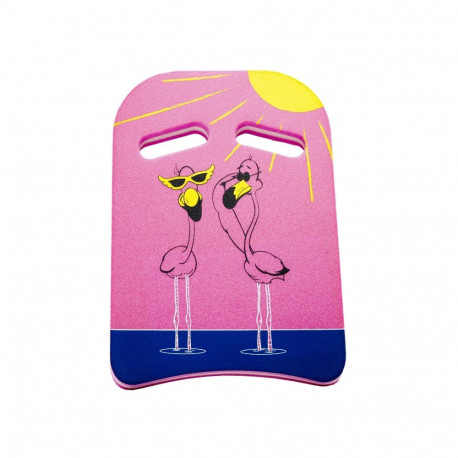 Kickboard KICK-BOARD, two handgrips 9690 pink