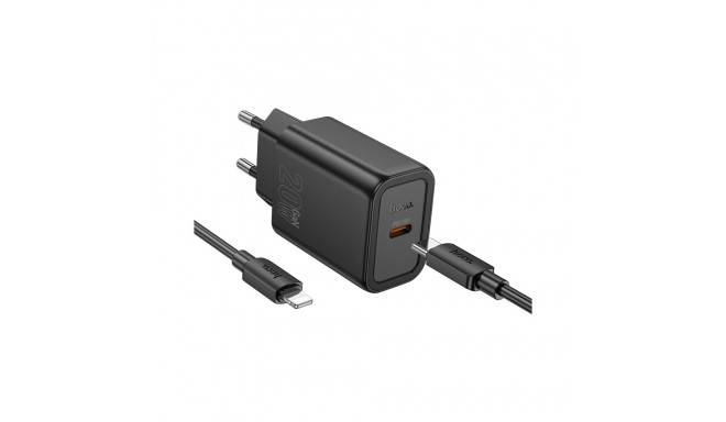 HOCO N60 wall charger Type C+cable type C to lightning