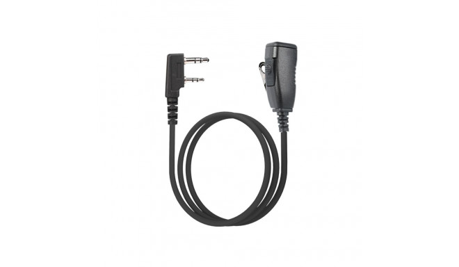 M-13Q-K1/SC PTT mikrofon koos 3,5 mm kiirühendusega kõrvaklapile ja metallist klamber, Kenwood 2pin 