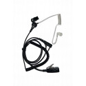 ES-P05K-2C omnidirectional PTT black microphone with acoustic tube