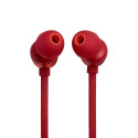 JBL Tune 310C USB-C kaabel 1.2m Hi-Res Audio kõrvakuulajad mikrofoni ja kaugjuhtimisega Punane