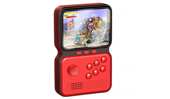 GameBox M3 16bit Kandesise Retro Mängu Konsool 900 mänguga 3'' HD LCD / TV RCA kaabel Punane