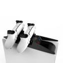 Saitake STK-DZ503 Kahe laadimise jaama dokk Sony Play Station 5 PS5 kontrollerite jaoks, konsoolilaa